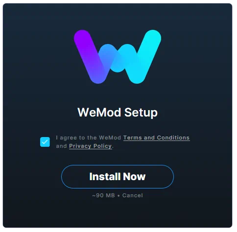 Installation de WeMod