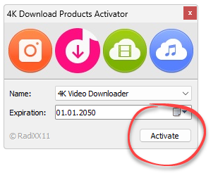 Активация 4k Video Downloader