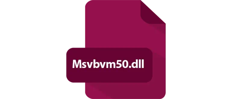Иконка Msvbvm50.dll