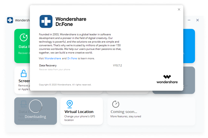 О программе Wondershare Dr. Fone for Android