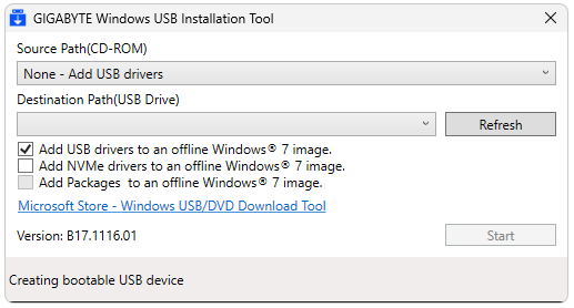 Программа Windows Image Tool
