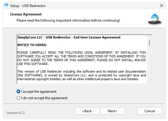 Установка USB Redirector